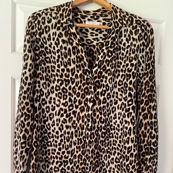 Equipment Tops - Equipment Slim Signature Silk Shirt size S